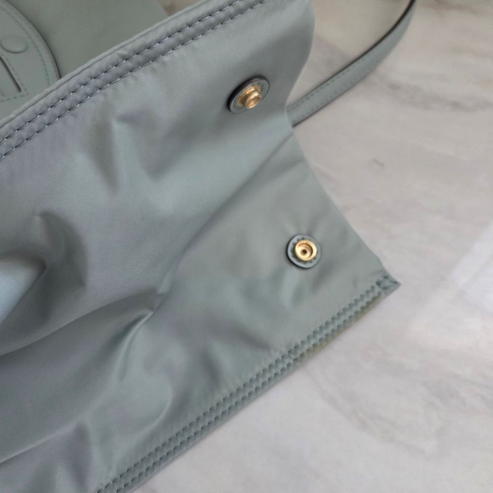 Tory Burch ELLA Tote Bag Blue Celadon - Picture 9 of 13